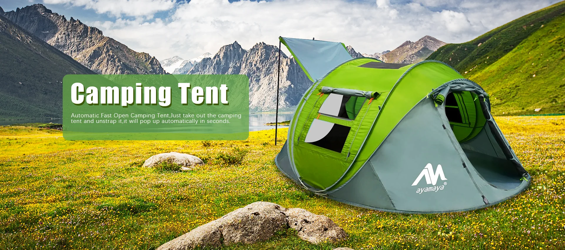 Stovyklavietės palapinės gamintojas ir tiekėjas